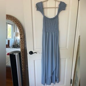 ✨NWOT Dusty Blue Maxi Dress ✨ Poof New York ✨ Women’s Size M